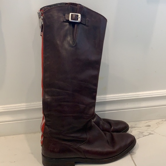 Golden Goose Brown Leather Boots Size 37 - Picture 7 of 13